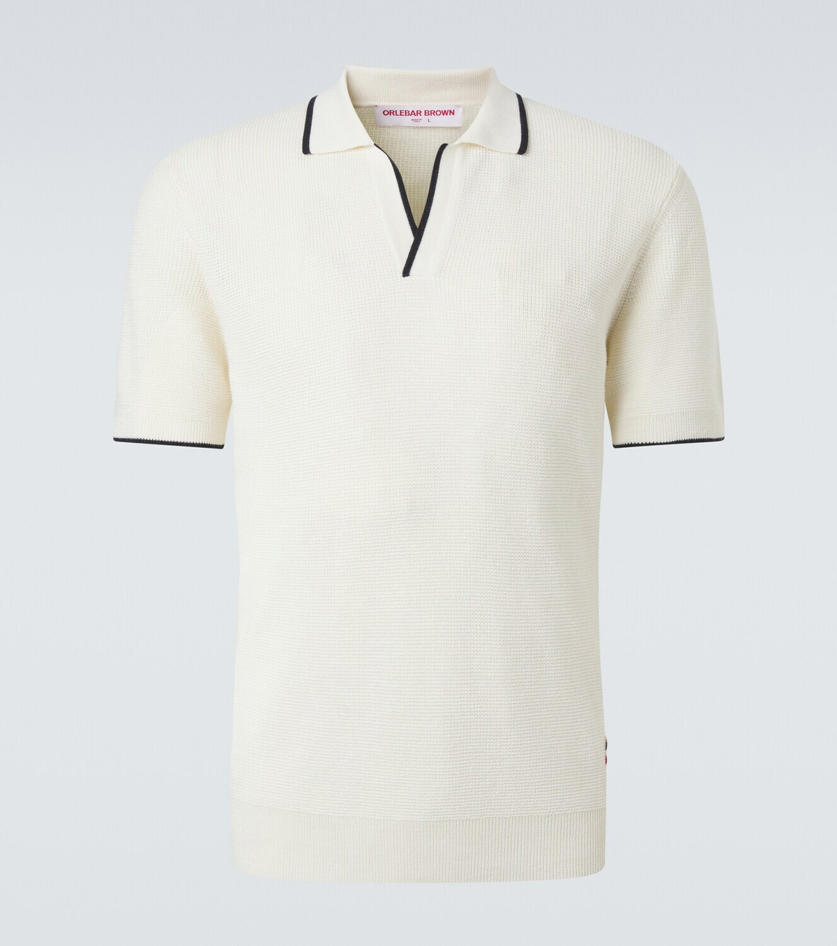 Orlebar Brown Horton wool piqué polo shirt