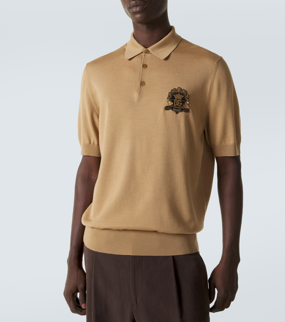 Dolce&Gabbana Virgin wool polo shirt