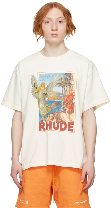 Photo: Rhude Off-White Angel T-Shirt