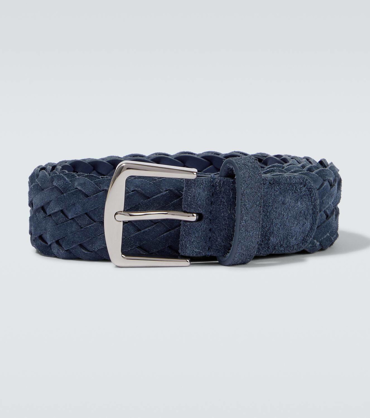 Loro Piana Woven suede belt
