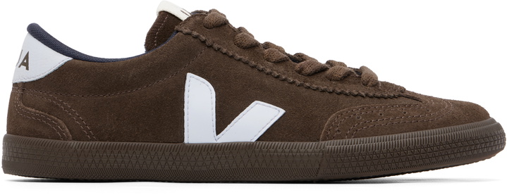 Photo: VEJA Brown Volley Suede Sneakers