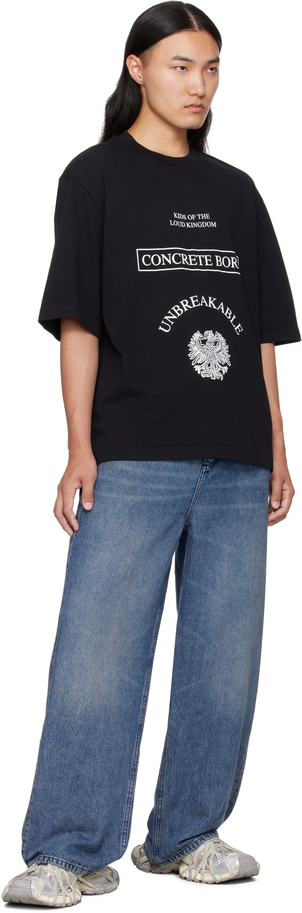 Han Kjobenhavn Black 'Kingdom' Oversized T-shirt