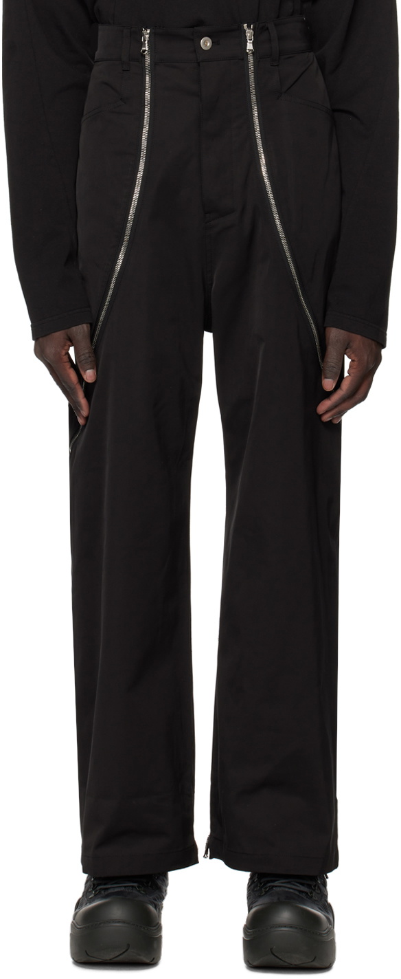 パンツ FFFPOSTALSERVICE Zip Trouser Black 32 3-Way Zip Trouser in Black/Black – SVRN