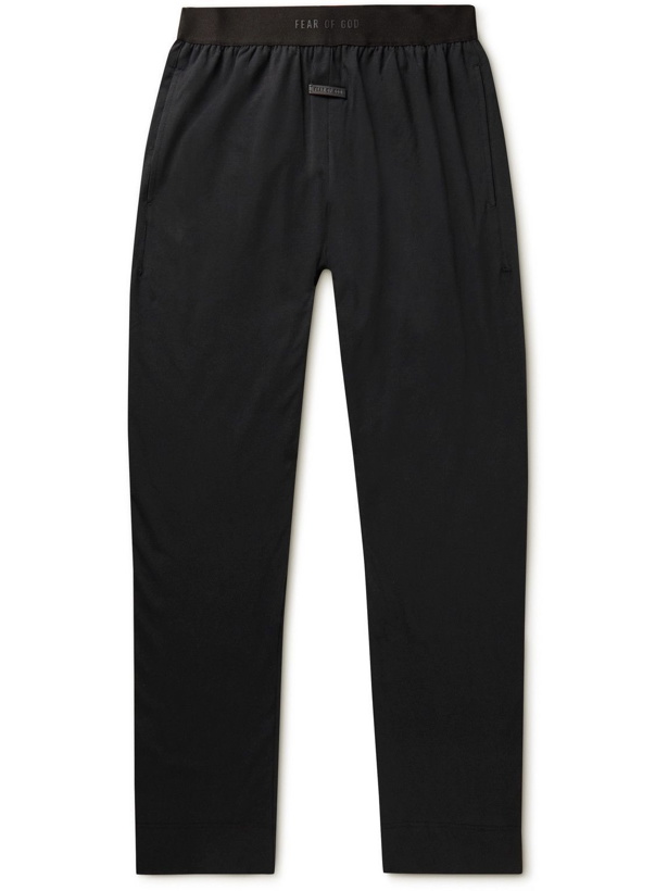 Photo: Fear of God - Stretch-Cotton Jersey Pyjama Trousers - Black