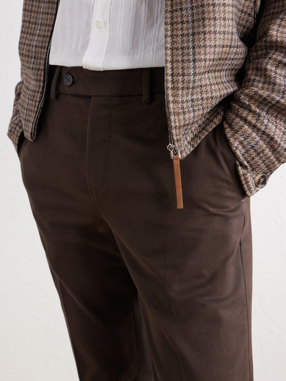Slowear - Incotex Tapered Cotton-Blend Twill Trousers - Brown