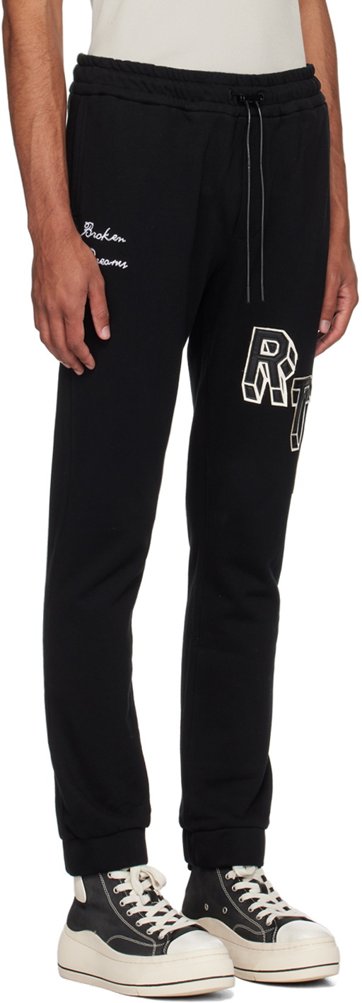 RTA Black Owen Sweatpants