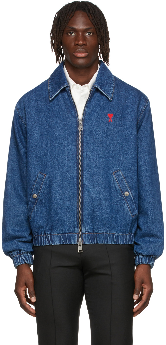 Ami alexandre sale mattiussi denim jacket