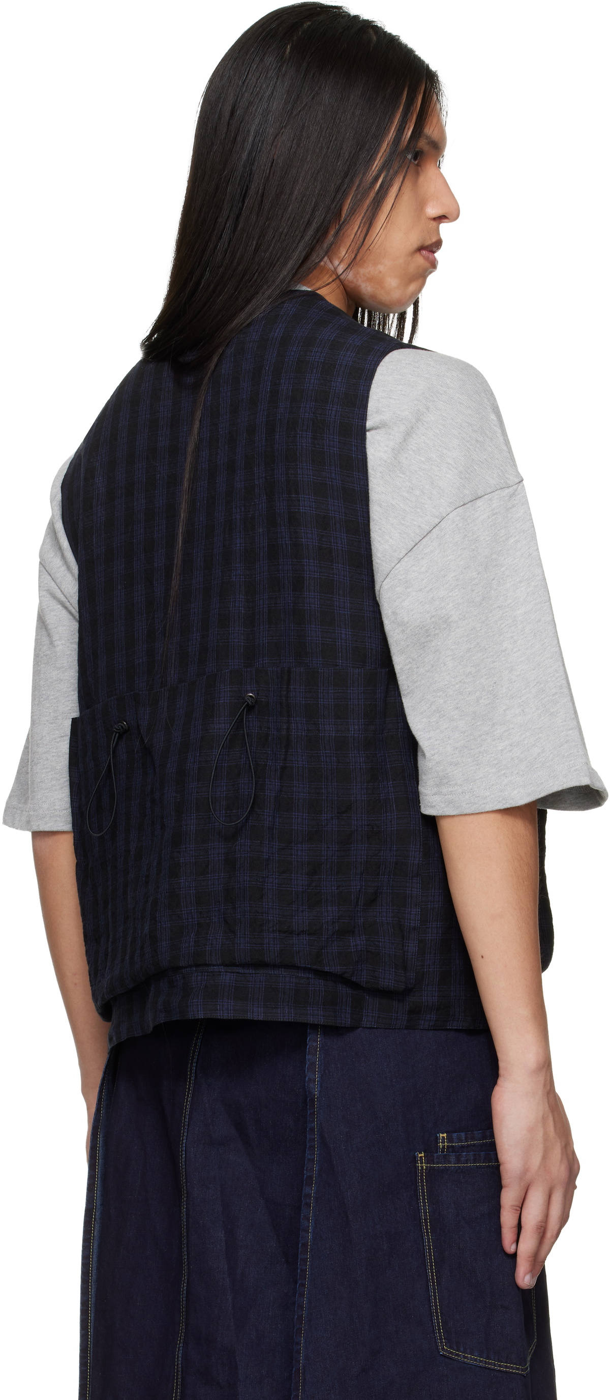 Toogood Black & Blue 'The Roper' Vest