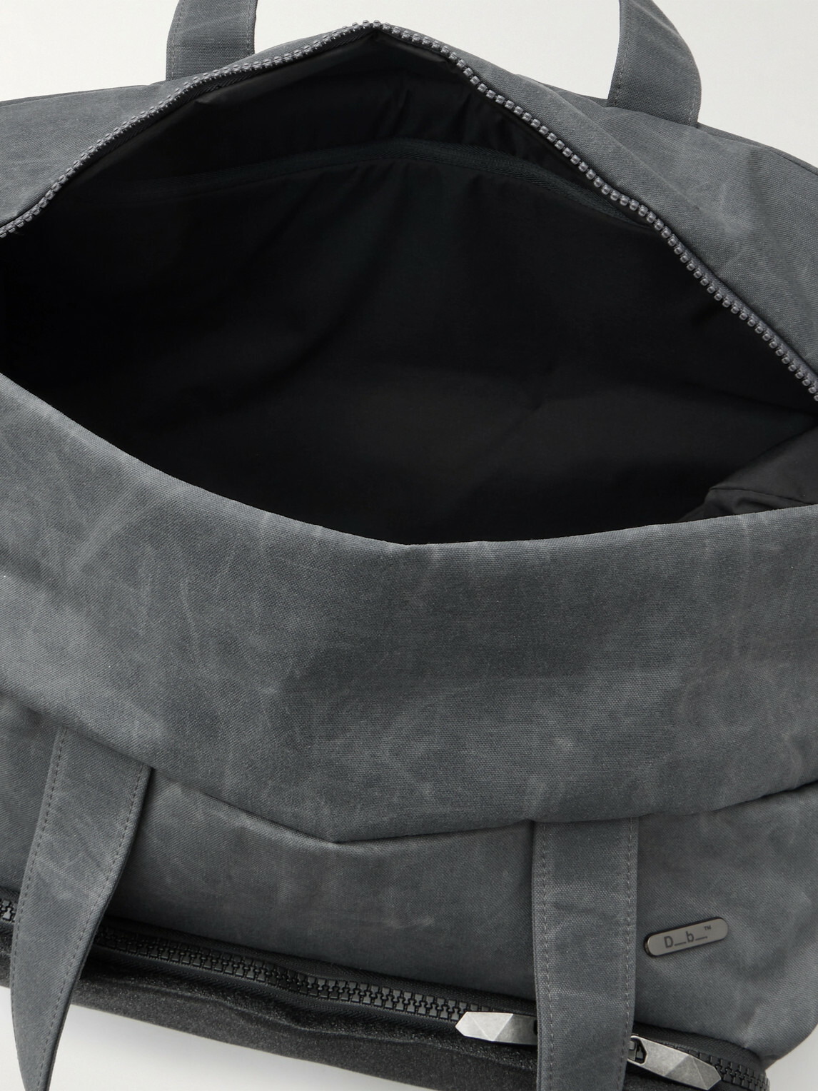DB Journey - Entour Full-Grain Leather and Canvas Weekend Bag