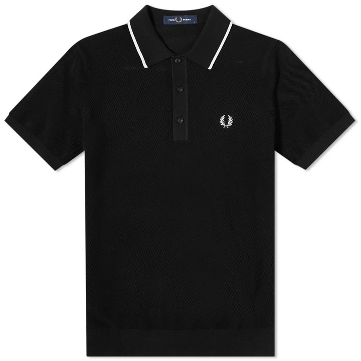 Photo: Fred Perry Authentic Tipped Knitted Polo