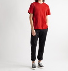 MONCLER - Logo-Print Cotton-Jersey T-Shirt - Red