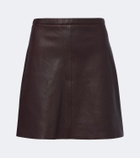 Stouls Lucie leather miniskirt