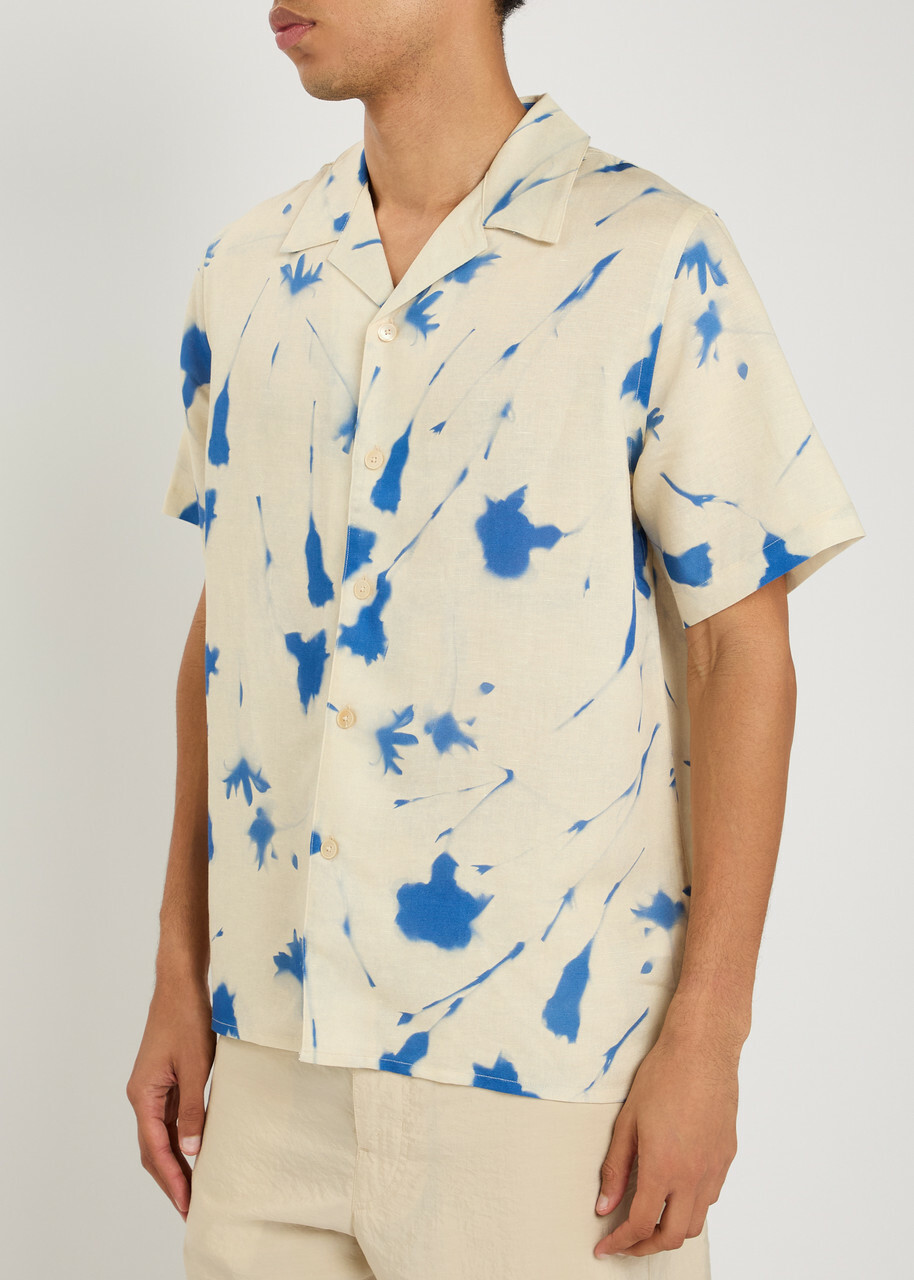 PS Paul Smith Printed Woven Shirt White