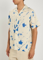 PS Paul Smith Printed Woven Shirt White