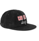 Cav Empt - Logo-Embroidered Cotton-Corduroy Baseball Cap - Men - Black