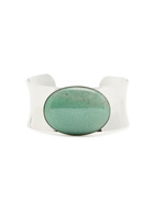 Jennifer Behr Johanna Rhodium-plated Cuff - Dark Green - One Size
