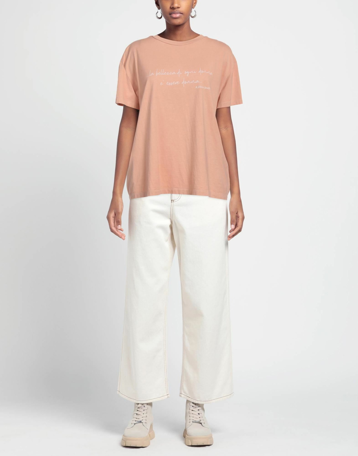 Alessia Santi Womens T-shirt Blush