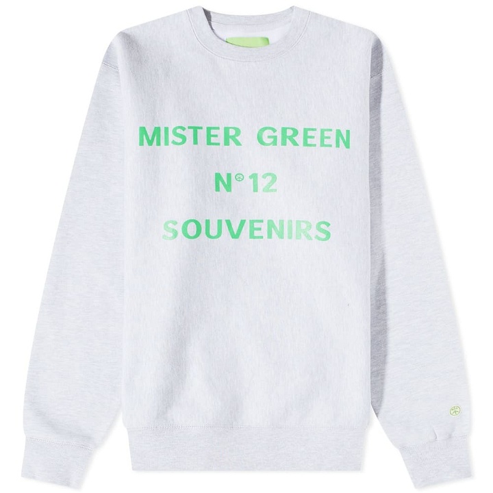 Photo: Mister Green Men's No. 12 Souvenirs Crew Sweat in Heather