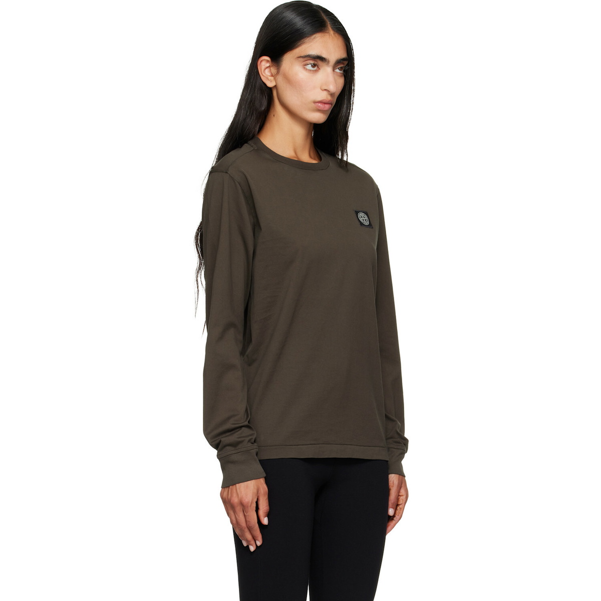 Stone Island Gray 60/2 Cotton Jersey T-shirt