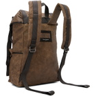 Maison Margiela Brown High Tech Medium Backpack