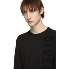 Givenchy Black Vertical Logo Sweater