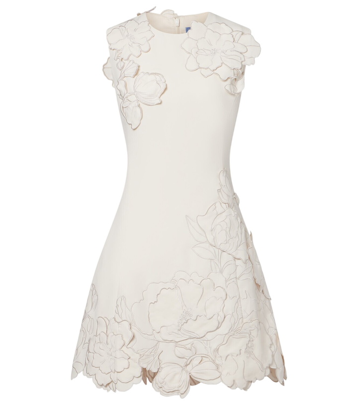 Photo: Leo Lin Floral-appliqué minidress