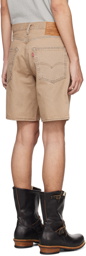 Levi's Beige 468 Stay Loose Shorts