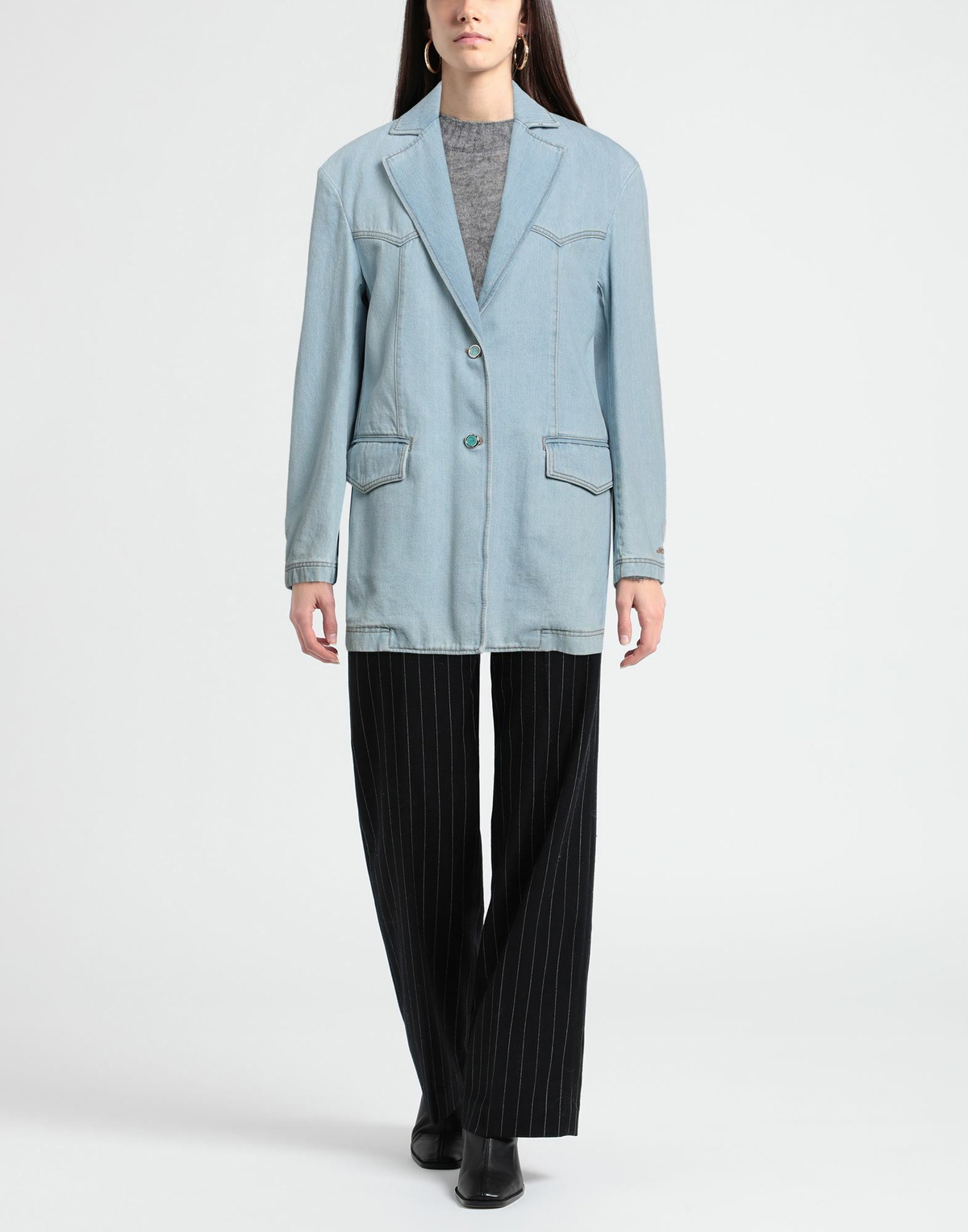 Jacob Cohёn Womens Blazer in Blue