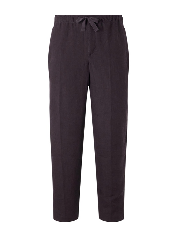 Photo: Orlebar Brown - Alex Straight-Leg Linen Trousers - Brown