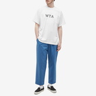 WTAPS Men's Design 01 College Pocket T-Shirt in White