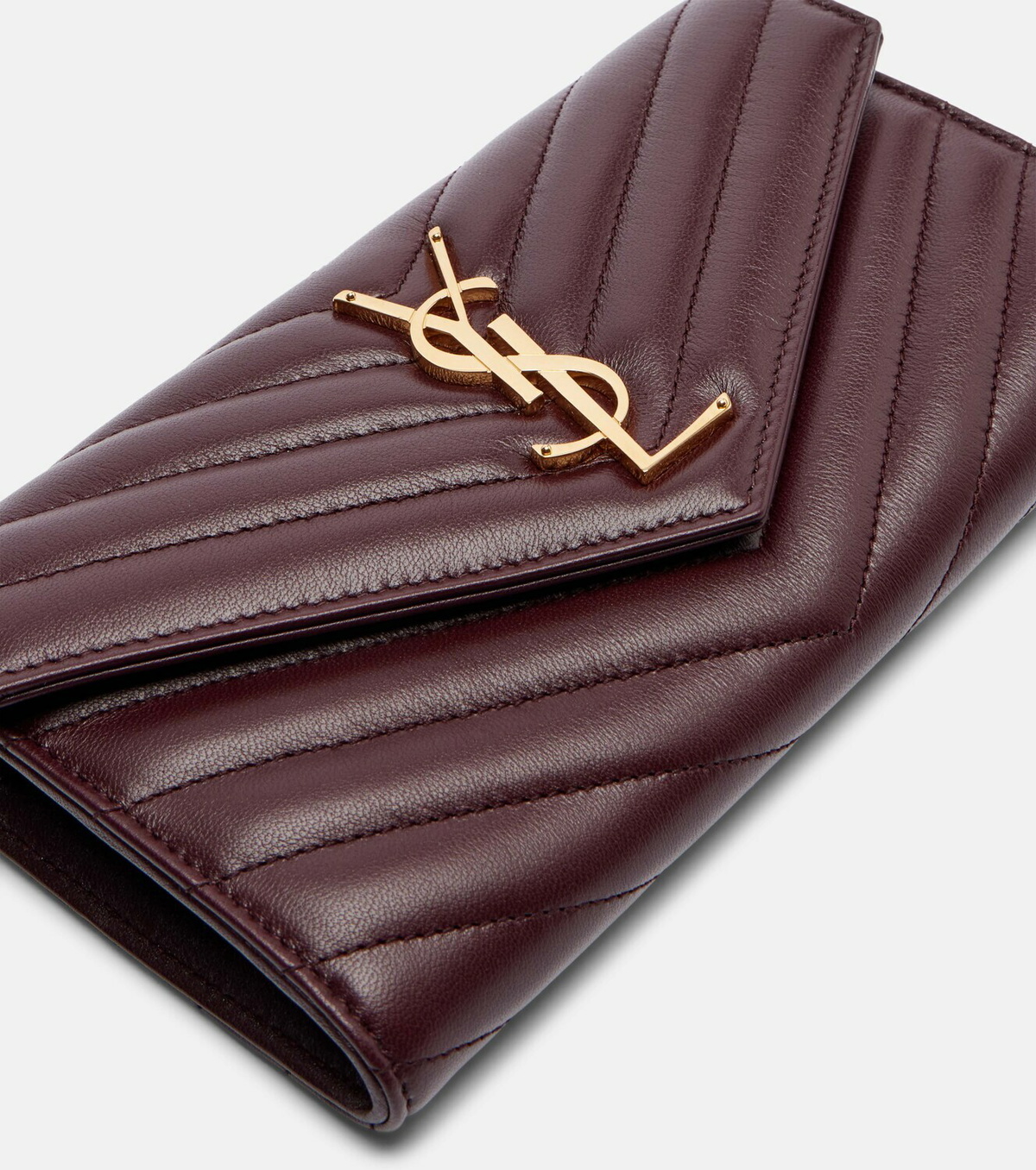 Saint Laurent Cassandre matelassé leather wallet