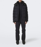 Moncler Grenoble Wool-blend half-zip ski sweater