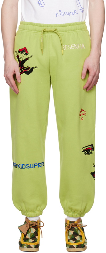 Photo: KidSuper Green Super Sweatpants