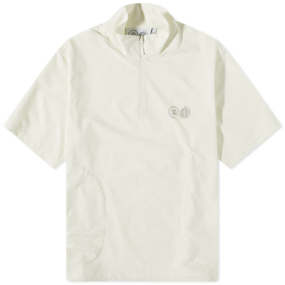 Carrier Goods Men's Lightweight Zipped Shirt in Sylvan Green