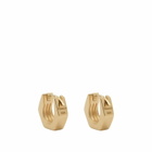 Miansai Men's Utility Huggie Earring in Polished Gold 