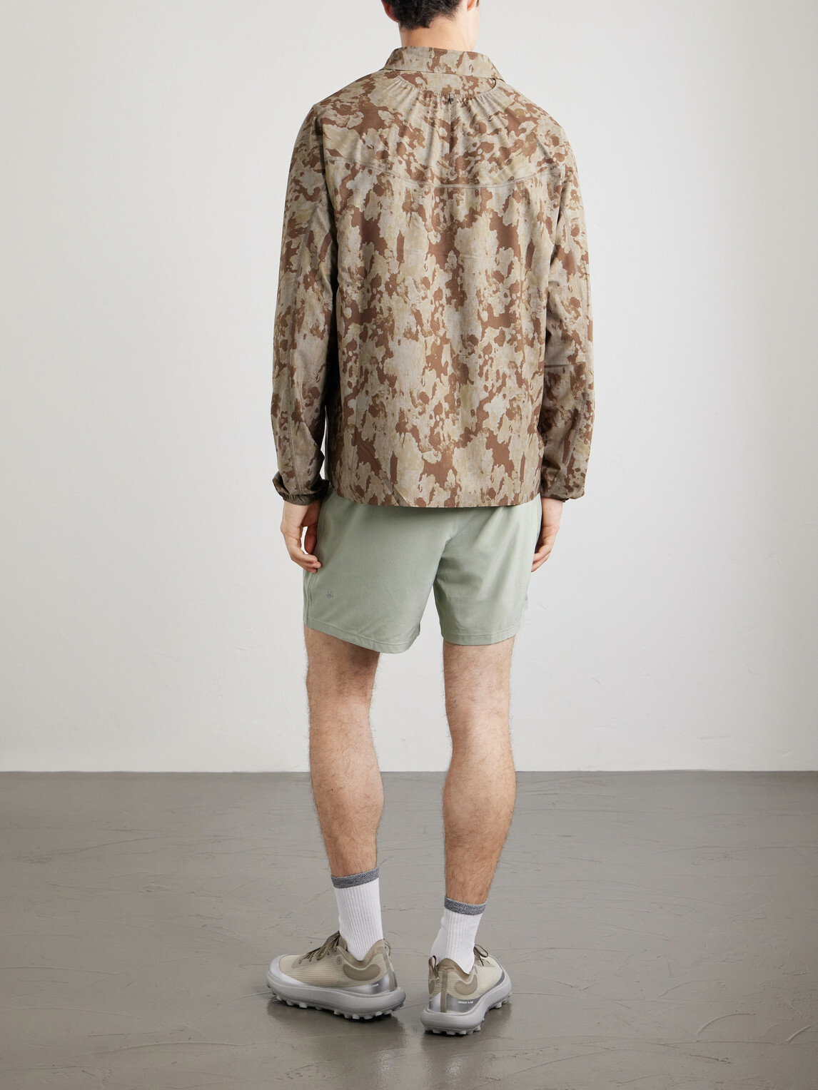 Satisfy - River Printed PeaceShell™ Shirt - Brown