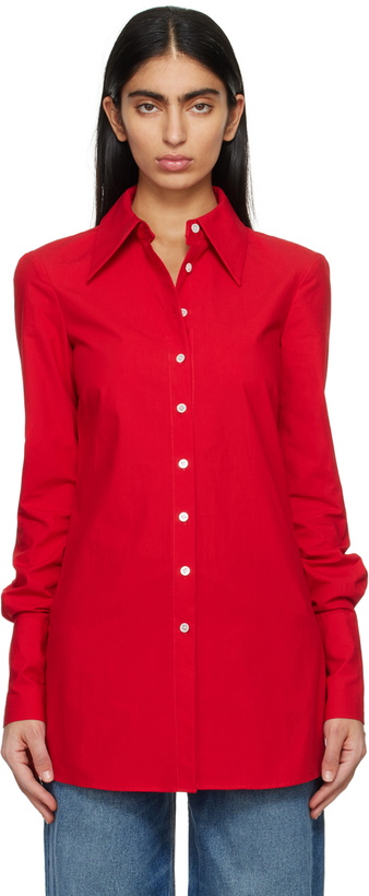 Photo: Interior Red 'The Clark' Shirt