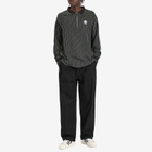 Metalwood Studio Men's Elastic Waist Baggy Pants in Black