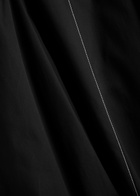 Rejina Pyo Leila Contrast-stitch Cotton-poplin Midi Dress Black
