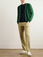 Etro - Logo-Embroidered Wool Cardigan - Green