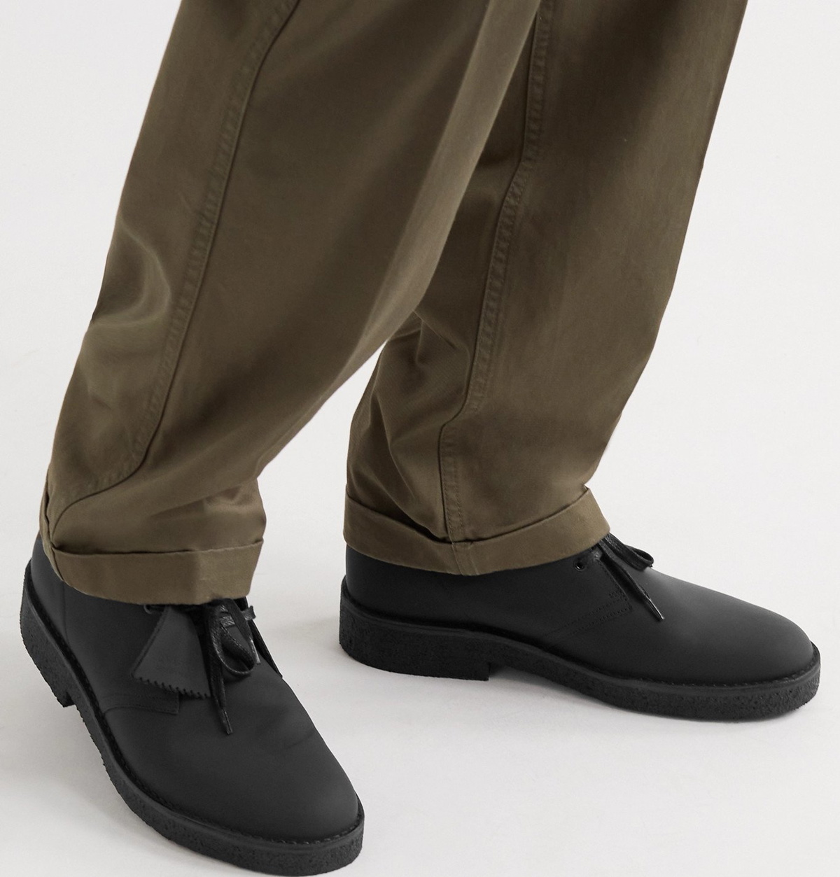 shuttle grinende Guggenheim Museum Clarks Originals - Matte-Leather Desert Boots - Black Clarks Originals