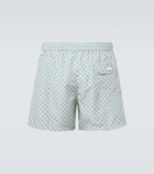Fedeli Madeira printed swim trunks
