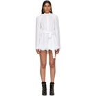 JW Anderson White Floating Sleeve Short Dress