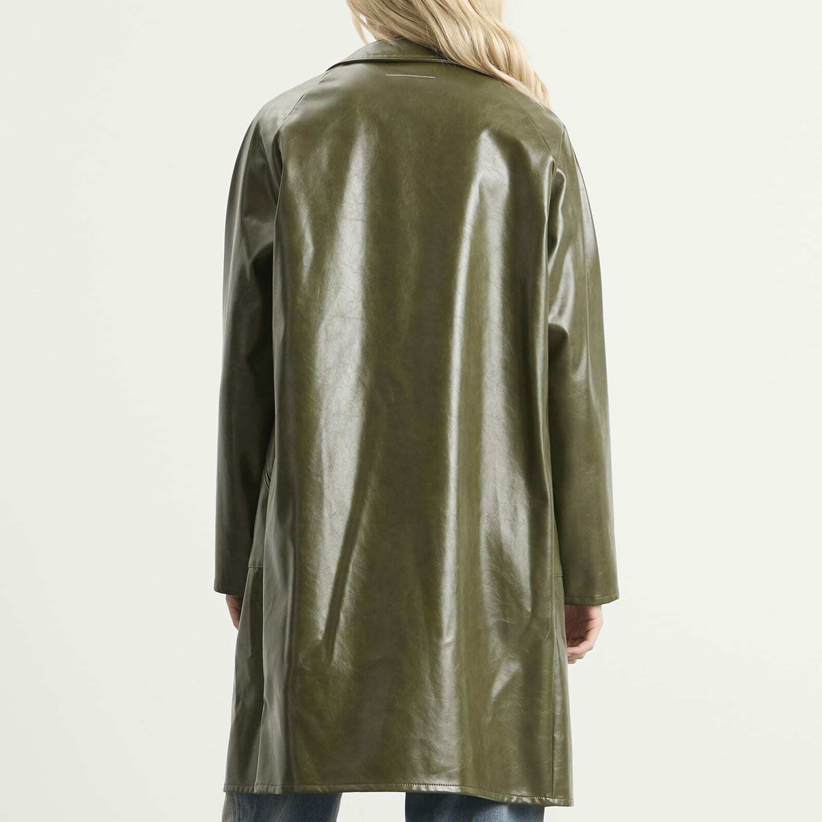 MM6 Maison Margiela Women's Coat in Forest Green