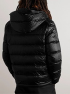 Moncler - Logo-Appliquéd Quilted Shell Hooded Down Jacket - Black