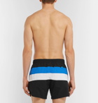 Hugo Boss - Mid-Length Striped Swim Shorts - Blue