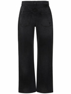 STELLA MCCARTNEY - Embellished Cotton Denim Straight Jeans