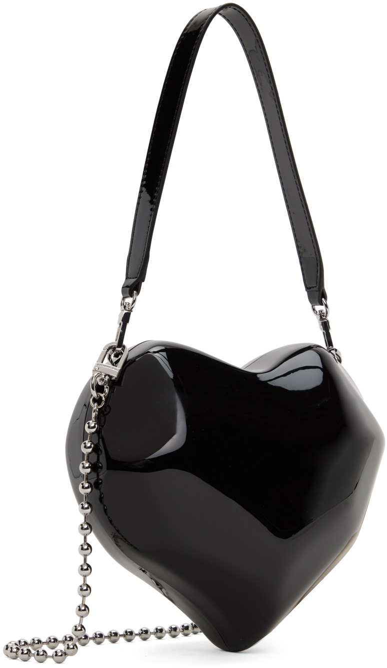 SIMONMILLER Black Molded Heart Bag