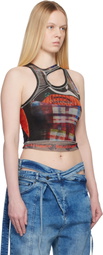 Ottolinger SSENSE Exclusive Multicolor Mesh Tank Top