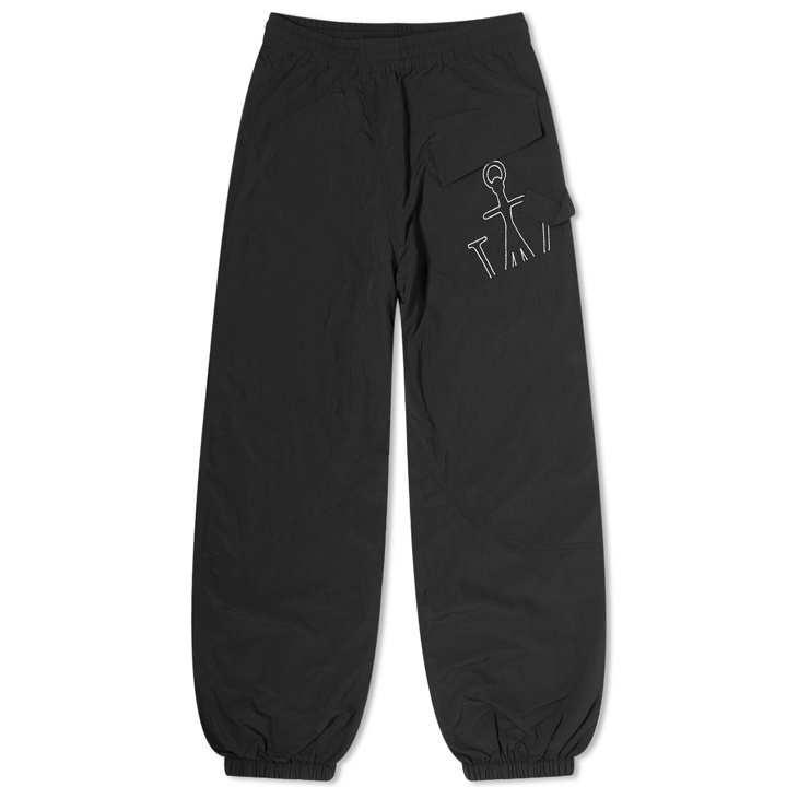 Photo: JW Anderson Women's Twisted Logo Joggers in Black